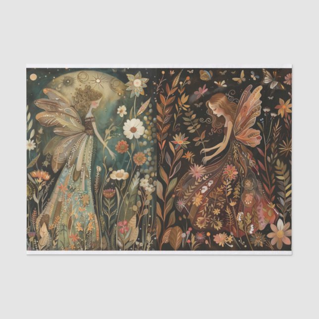 Papel de tono de la descomposición de la primavera (Anverso)