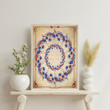 Papel de tono de la descomposición floral capricho