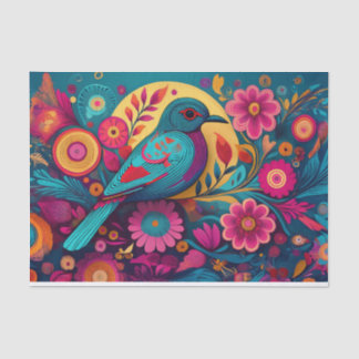 Papel de tono de pájaro para el arte folclórico