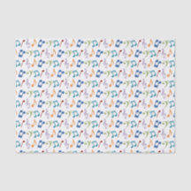 Papel de tono de Rainbow Music Notes