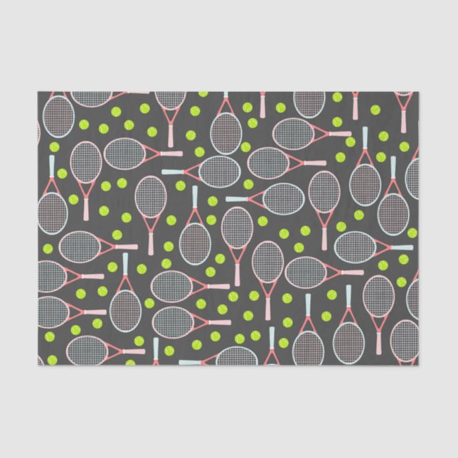 Papel de tono de raqueta de tenis (Anverso)