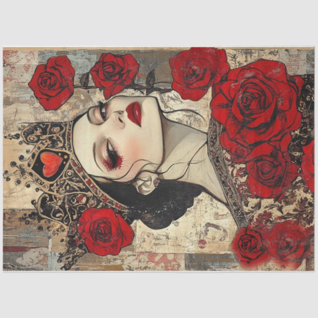 Papel de tono de reina (Anverso)