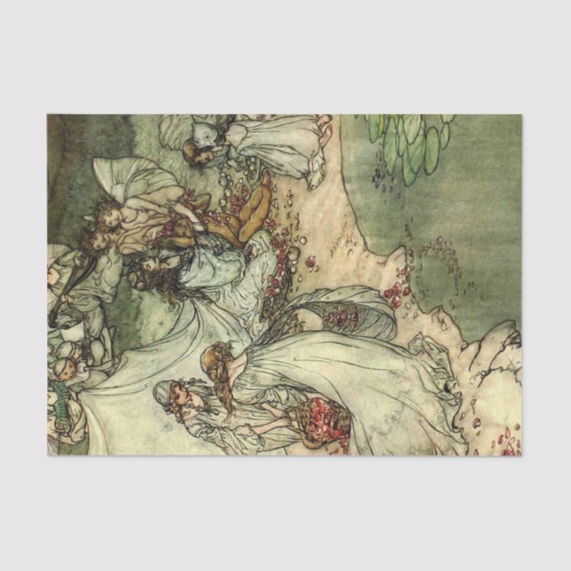 Papel de tono de trama para las damas de libro de  (Anverso)