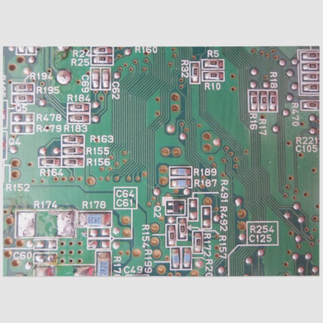 Papel de tono del circuito electrónico (Anverso)