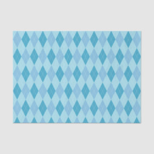 Papel de tono del patrón Argyle de tonos azules