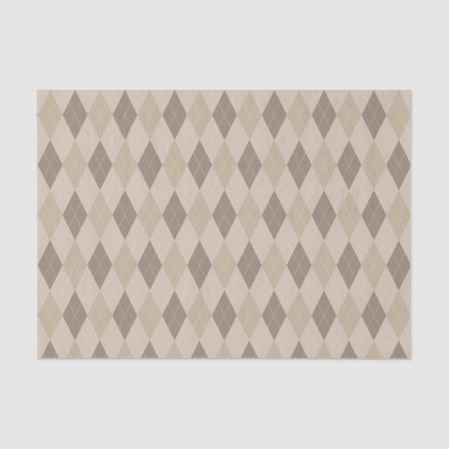 Papel de tono del patrón de arglas de tonos beige (Anverso)