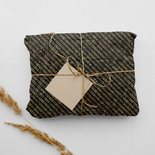 Papel de tono del patrón de flecha dorada bohemio