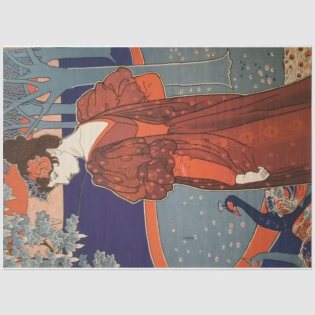 Papel de tono desconsolador de Art Nouveau 30 para (Anverso)