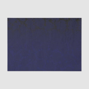 Papel de tono elegante del patrón floral azul oscu