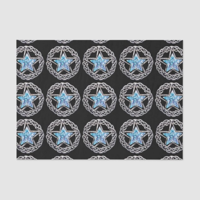 Papel de tono estrella pentagram (Anverso)