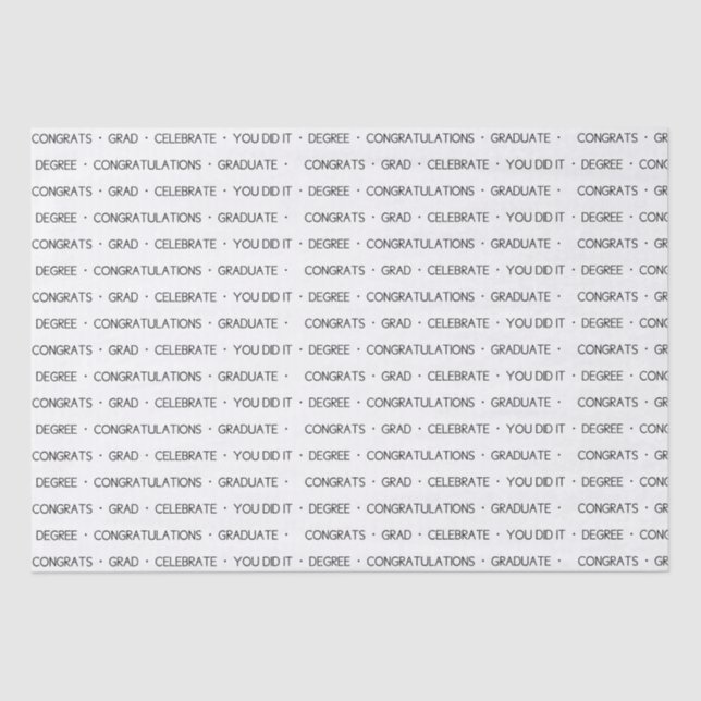 Papel de tono moderno de graduación (Anverso)