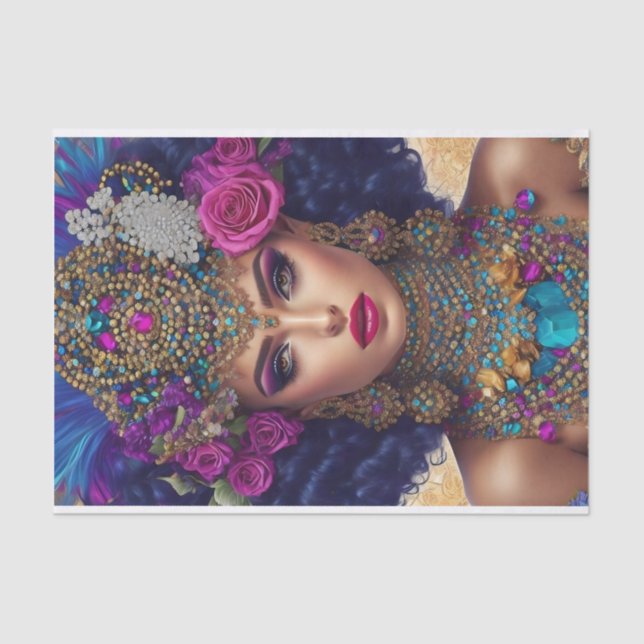 Papel de tono moderno para mujeres de moda de moda (Anverso)