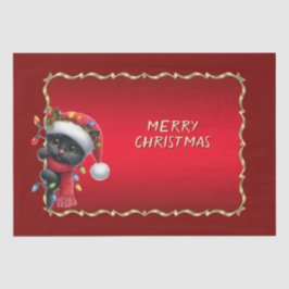 Papel de tono negro para la festividad del gato na