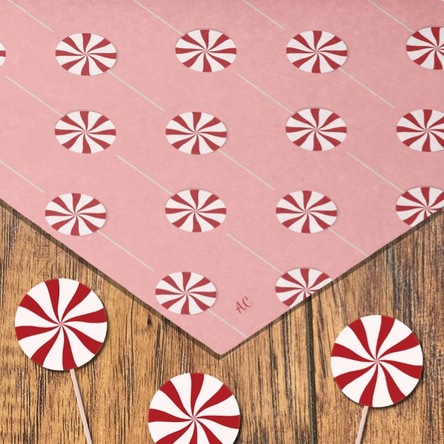 Papel de tono rosado para fiestas con menta de lic (Subido por el creador)