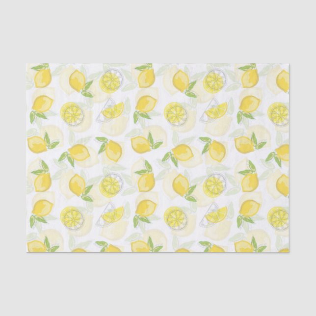 Papel de tono vintage de lemones desvanecidos (Anverso)