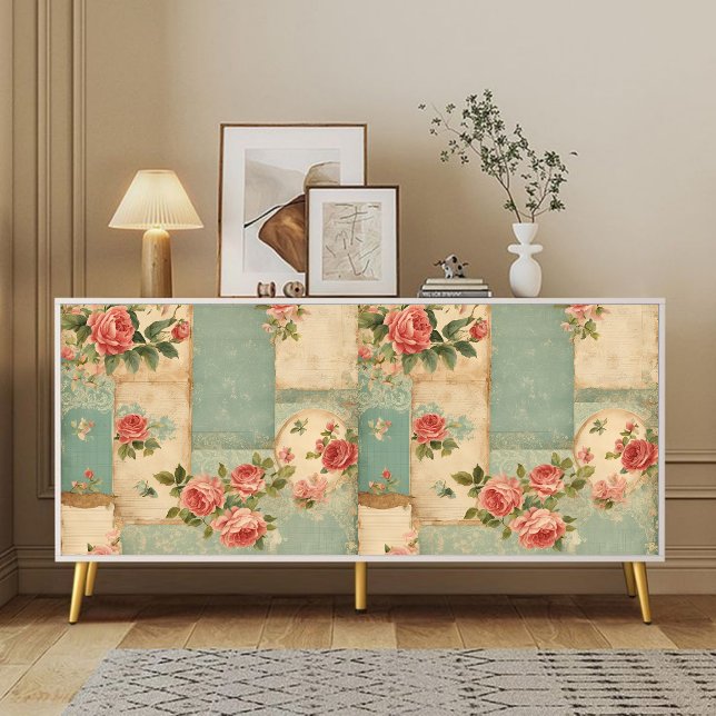 Papel de tono vintage floral victoriano (Subido por el creador)