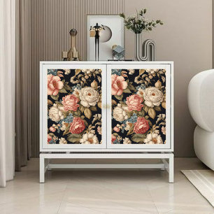 Papel de tono vintage floral victoriano