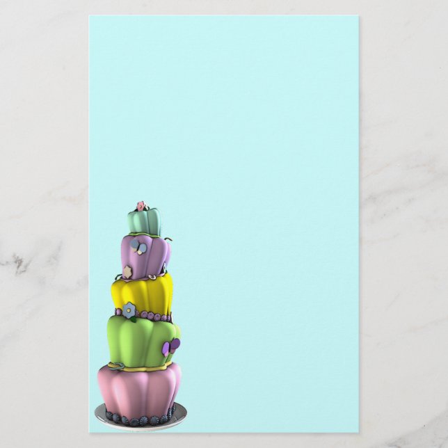 Papel de Topsy Turvy Cake (Anverso)
