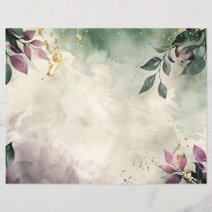 papel de trama de hojas de cascada