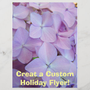 Papel de Volante de Fiesta de Flores de Hortensias