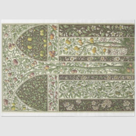 Papel decorativo Art Nouveau de limón