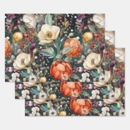 PAPEL DECORATIVO DE DECORACIÓN FLORAL ENCANTADOR D
