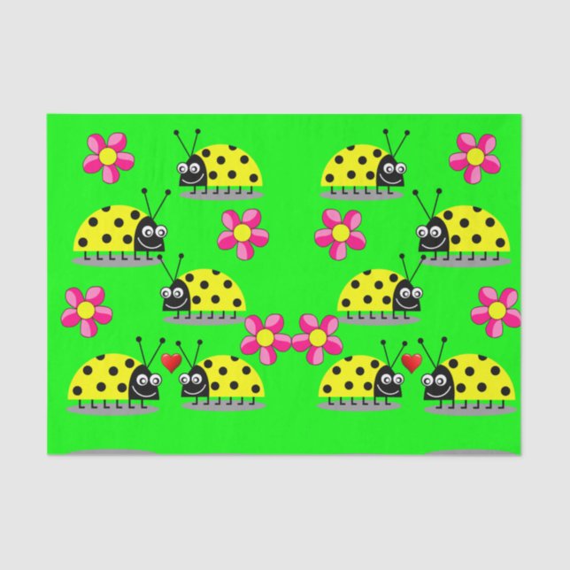 Papel decorativo ladybugs (Anverso)