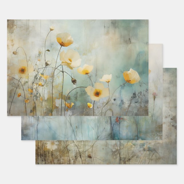 PAPEL DECORATIVO MEADOW WILDFLOWERS (Set)