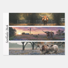 Papel decoupage Longhorn Wester Hojas de sierra