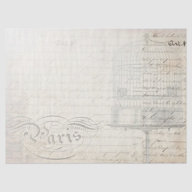 Papel del compañero de Decoupage de las Ephemeras (Anverso)