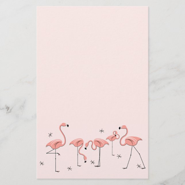 Papel del grupo rosa Flamingos (Anverso)