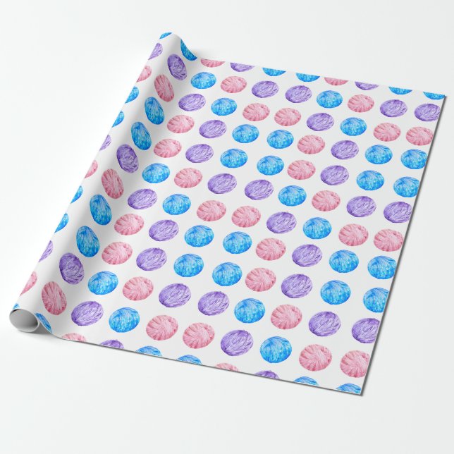 Papel del papel de regalo de las madejas del (Desenrollado)