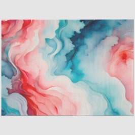 Papel del té del arte del humo colorido