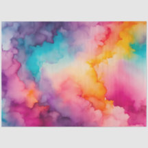 Papel del té del arte del humo colorido