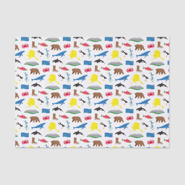 Papel del tejido de Alaska (Anverso)