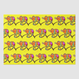 Papel del tejido de Chameleon