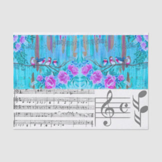 Papel del tejido de coordenadas musical para el br