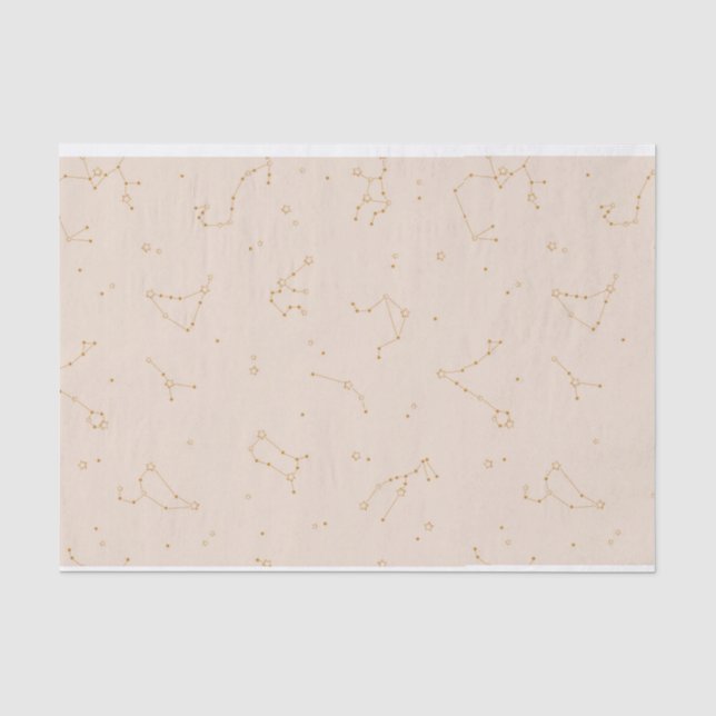 Papel del tejido de la constelación zodiaca (Anverso)