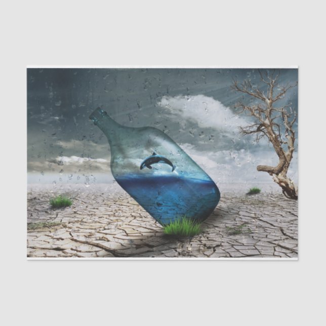 Papel del tejido de la descomposición del desierto (Anverso)