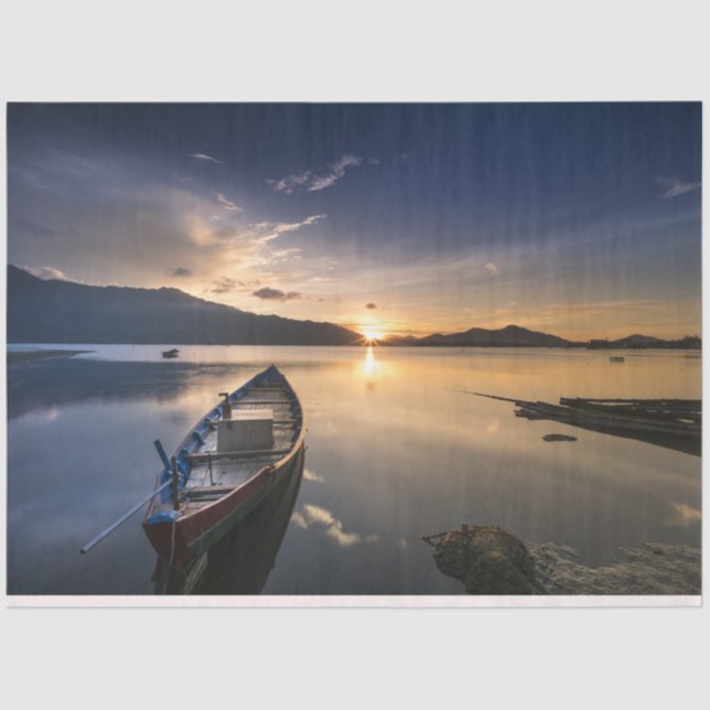 Papel del tejido de la desunión del océano en barc (Anverso)