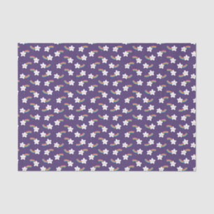 Papel del tejido de las estrellas del arco iris