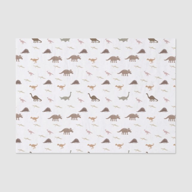 Papel del tejido de los dinosaurios modernos (Anverso)