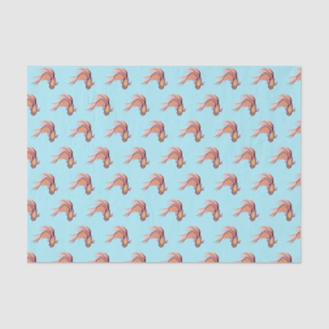 Papel del tejido de pescado Betta (Anverso)