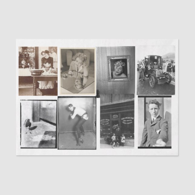 Papel del tejido del colaje de la descomposición d (Anverso)