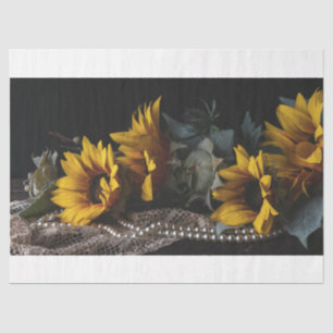 Papel del tejido del girasol