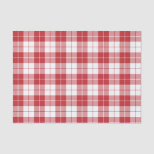 Papel del tejido del patrón rojo y blanco oscuro