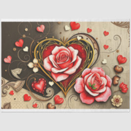 Papel del tejido gótico romántico