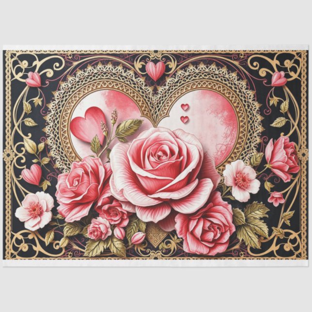 Papel del tejido gótico romántico (Anverso)