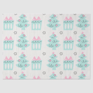 Papel del tejido navideño peculiar