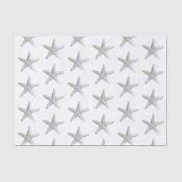 Papel del tema de la playa de Plata Starfish